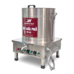 Nồi phở điện inox xước 100L