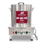 Nồi phở điện inox xước 100L