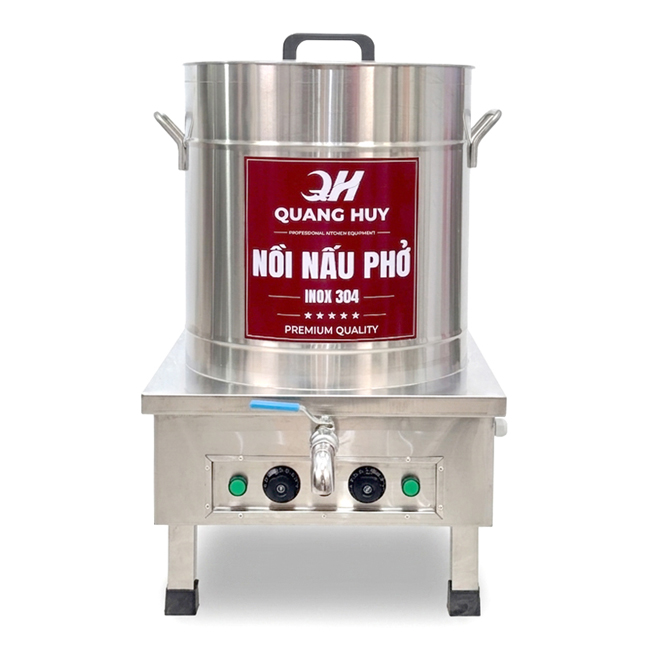 Nồi phở điện inox xước 80L