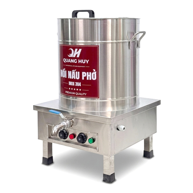 Nồi phở điện inox xước 80L