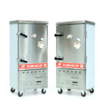 Tủ cơm 10 khay điện gas hấp từ 35kg Gạo/mẻ không điều khiển