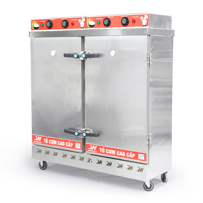 Tủ cơm 24 khay điện hấp từ 80kg Gạo/mẻ có điều khiển