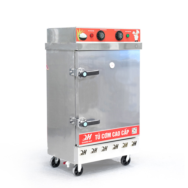Tủ cơm 8 khay điện hấp từ 26kg Gạo/mẻ có điều khiển