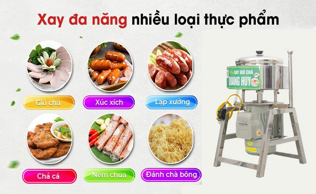 Máy xay giò chả 3kg đa năng