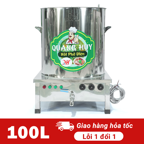 Nồi nấu nước lèo điện 100L QHNL-100