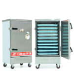 Tủ cơm 10 khay điện hấp từ 35kg Gạo/mẻ không điều khiển