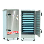 Tủ cơm 12 khay điện hấp từ 40kg Gạo/mẻ không điều khiển