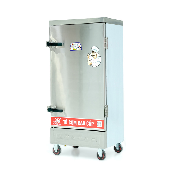 Tủ cơm 12 khay điện hấp từ 40kg Gạo/mẻ không điều khiển