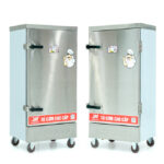 Tủ cơm 12 khay điện hấp từ 40kg Gạo/mẻ không điều khiển