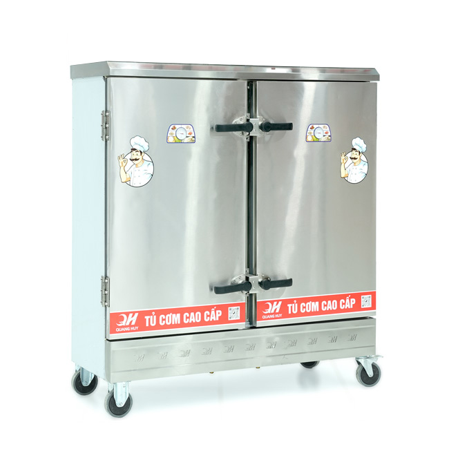 Tủ cơm 24 khay điện hấp từ 80kg Gạo/mẻ không điều khiển