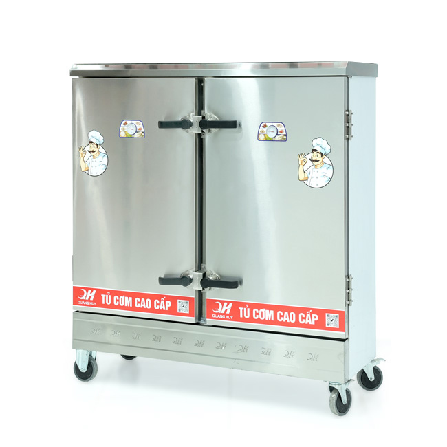 Tủ cơm 24 khay điện hấp từ 80kg Gạo/mẻ không điều khiển