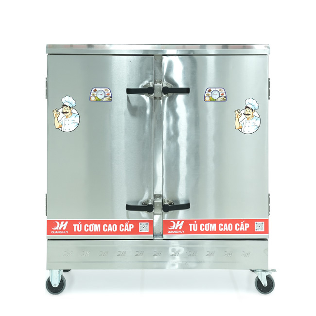 Tủ cơm 24 khay điện hấp từ 80kg Gạo/mẻ không điều khiển