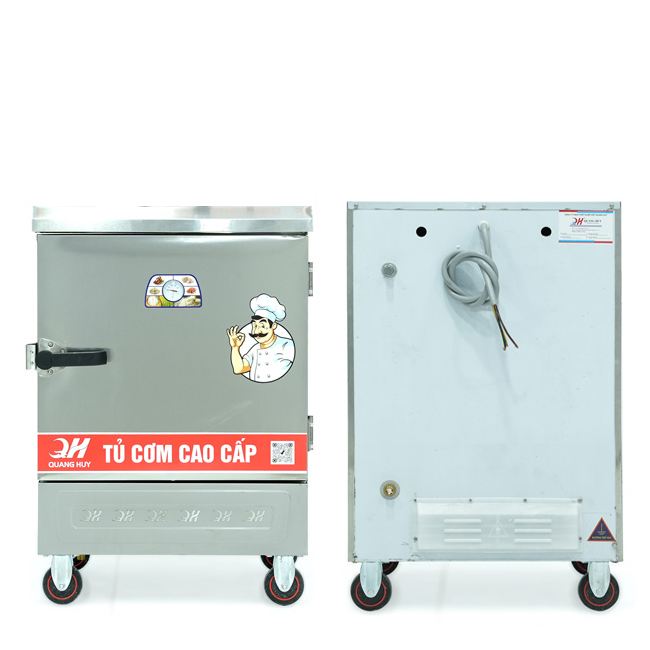 Tủ cơm 6 khay điện hấp từ 20kg Gạo/mẻ không điều khiển