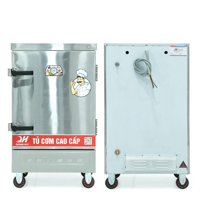 Tủ cơm 8 khay điện hấp từ 26kg Gạo/mẻ không điều khiển