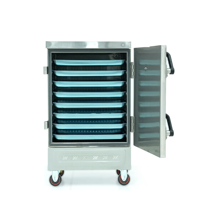 Tủ cơm 8 khay điện hấp từ 26kg Gạo/mẻ không điều khiển