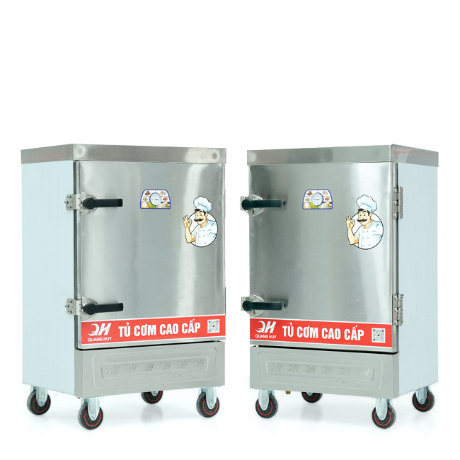 Tủ cơm 8 khay điện hấp từ 26kg Gạo/mẻ không điều khiển