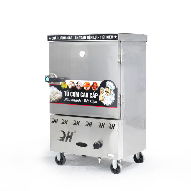 Tủ cơm 6 khay gas hấp từ 20kg Gạo/mẻ