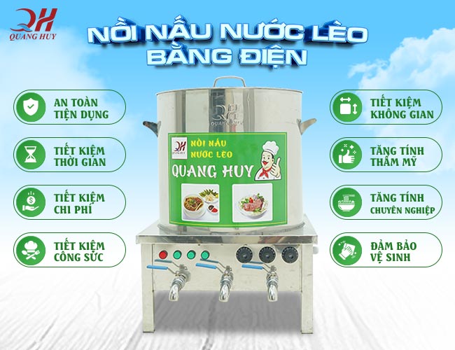 Ưu điểm nồi nấu nước lèo điện