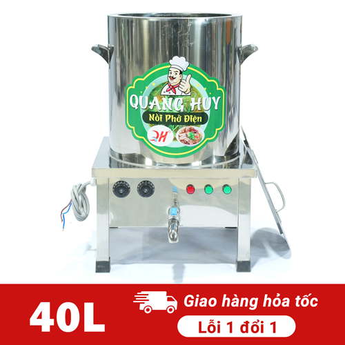 Nồi nấu nước lèo điện 40L QHNL-40