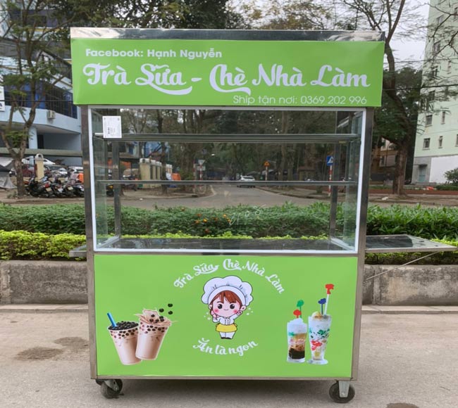 xe tà sữa nhỏ gon