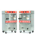 Tủ cơm 4 khay điện gas hấp từ 13kg Gạo/mẻ có điều khiển