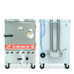 Tủ cơm 6 khay gas hấp từ 20kg Gạo/mẻ