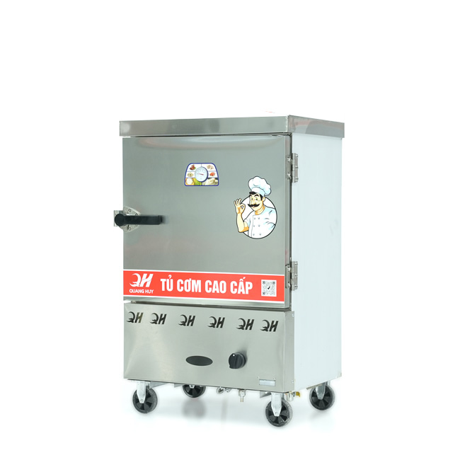 Tủ cơm 6 khay gas hấp từ 20kg Gạo/mẻ