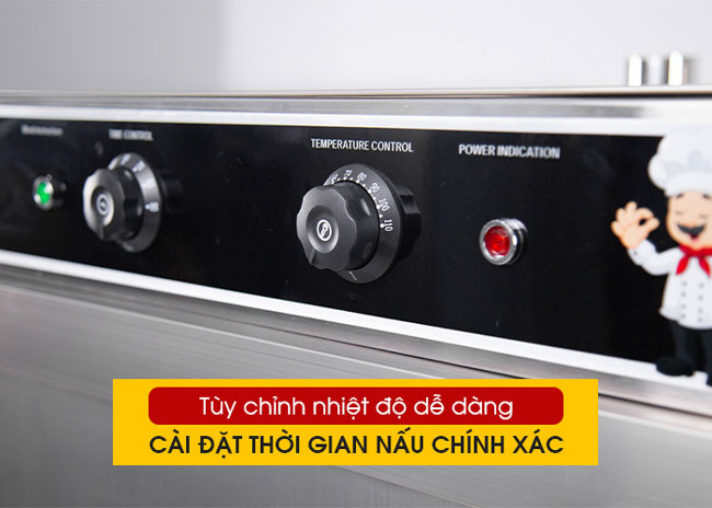 Bảng điều khiển tủ nấu cơm điện 24 khay