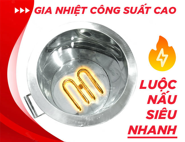 gia nhiệt nồi nấu cháo 50L bằng điện