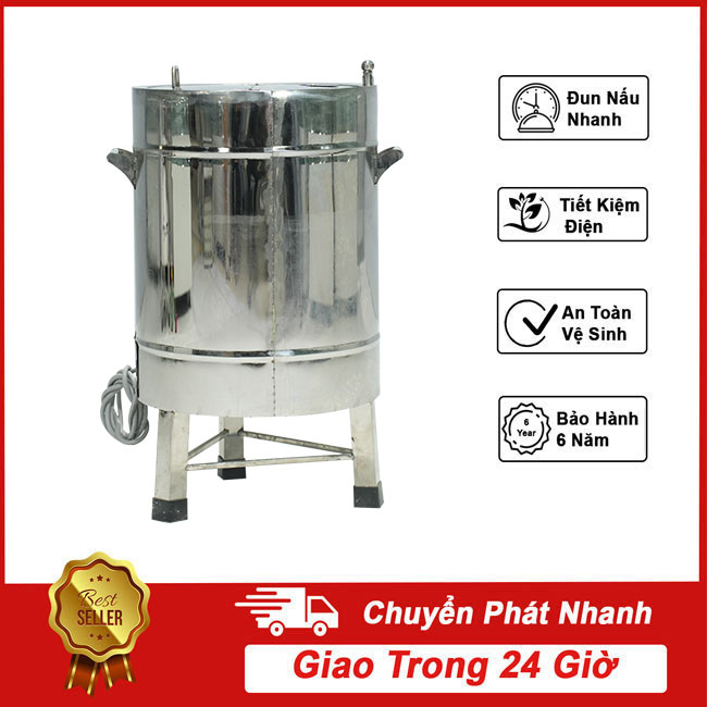 Nồi nấu cháo công nghiệp 20L nấu 2kg gạo/mẻ