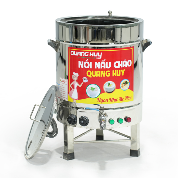 Nồi nấu cháo công nghiệp 50l nấu 5kg gạo/mẻ