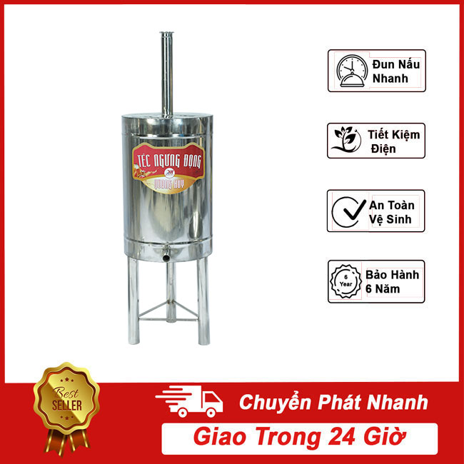 Nồi nấu rượu bằng điện từ 20kg gạo/mẻ