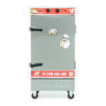 Tủ cơm 10 khay điện hấp từ 35kg Gạo/mẻ có điều khiển