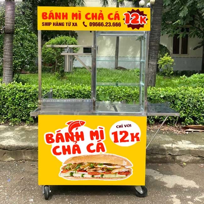 Xe bánh mì nhỏ gọn