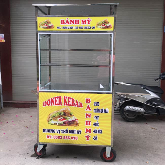 Xe bánh mì Doner Kebab nhỏ gọn