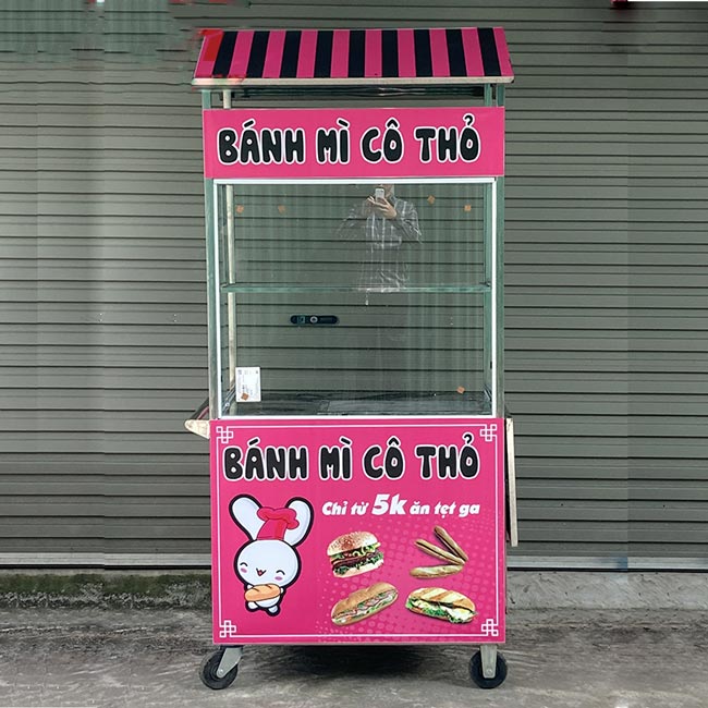 Xe bánh mì nhỏ gọn