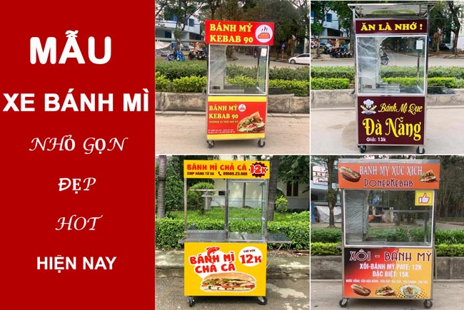 xe bánh mì nhỏ gọn quang huy