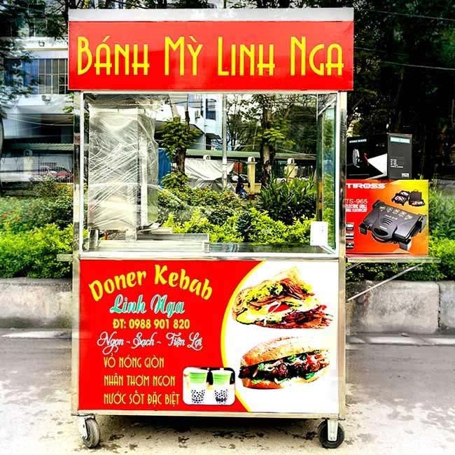 Xe bánh mỳ Linh Nga Doner Kebab