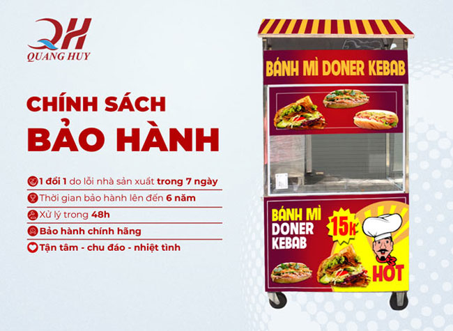 Bảo hành xe bán thức ăn đường phố