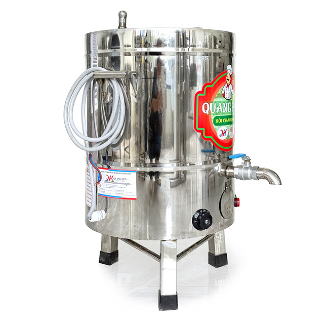 Nồi Nấu Cháo Công Nghiệp 30L nấu 3kg gạo/mẻ