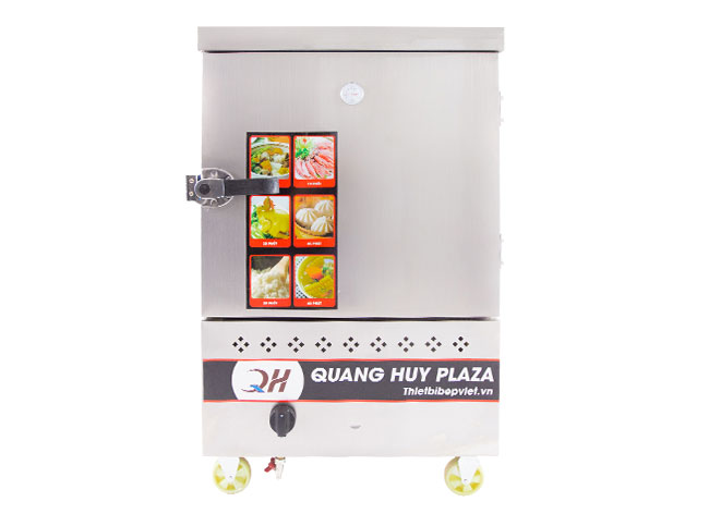 Tủ bánh bao 6 khay điện gas không điều khiển