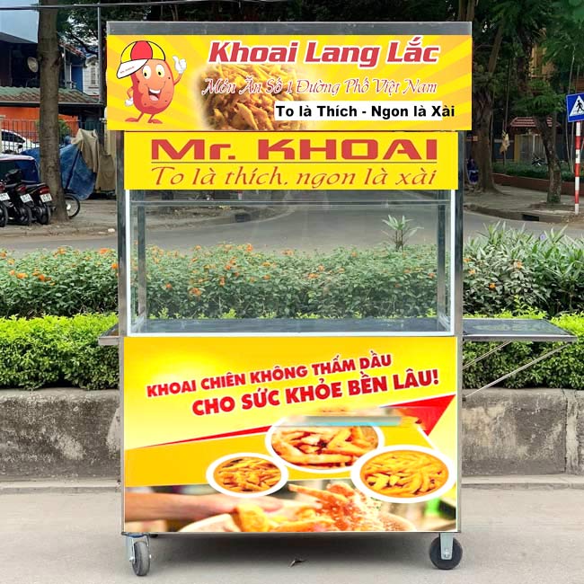 Xe khoai lang lắc