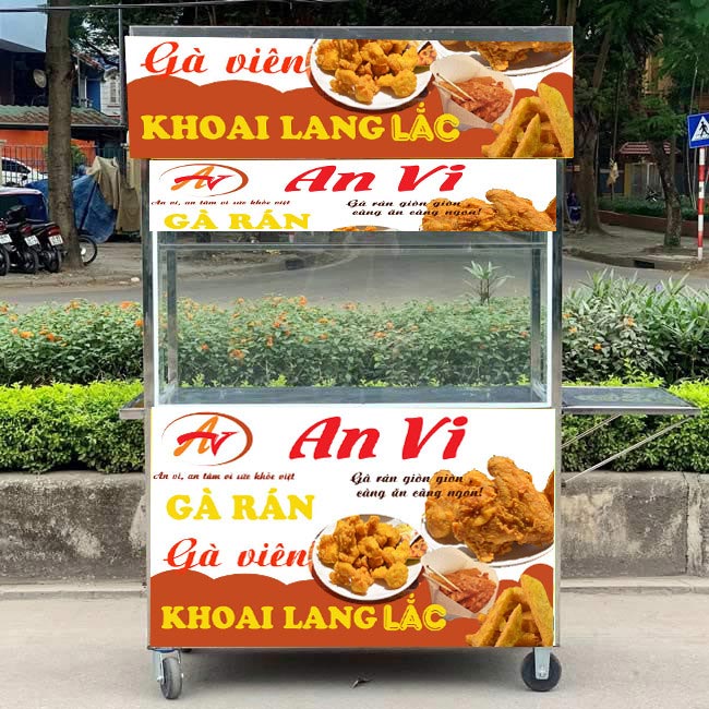 Xe khoai lang lắc