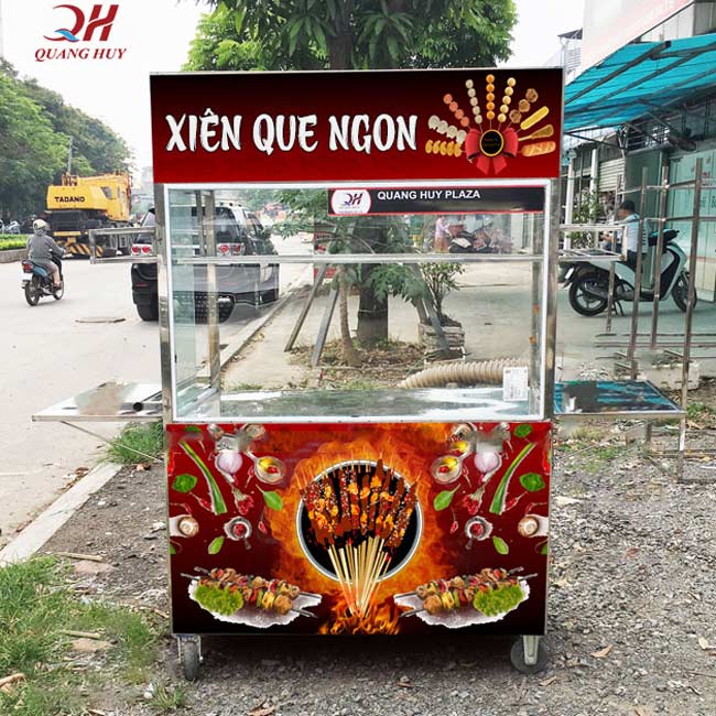 Xe đẩy bán hàng rong vỉa hè