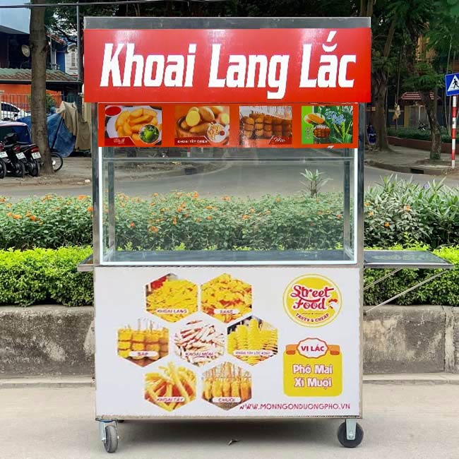 Xe khoai lang lắc