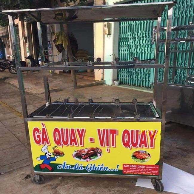 Xe gà quay vịt quay