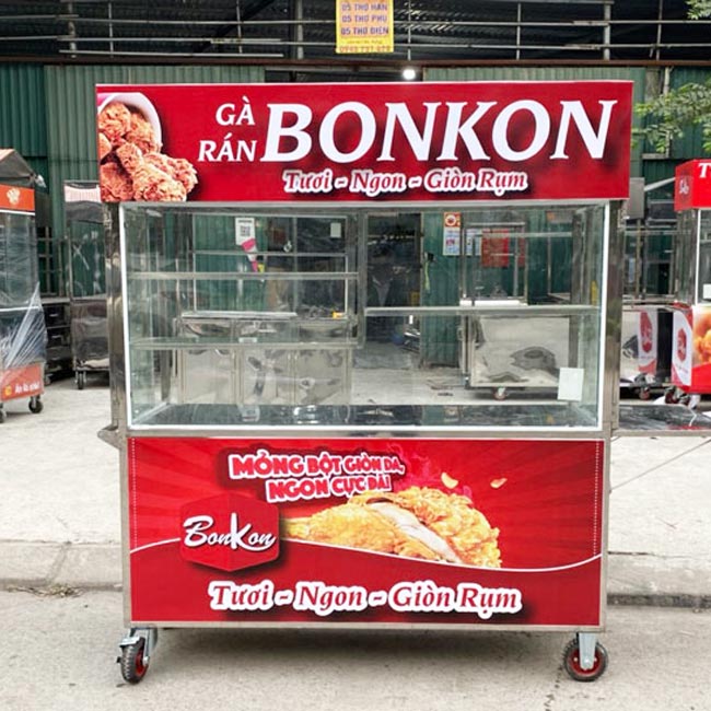 xe gà rán bonkon đỏ