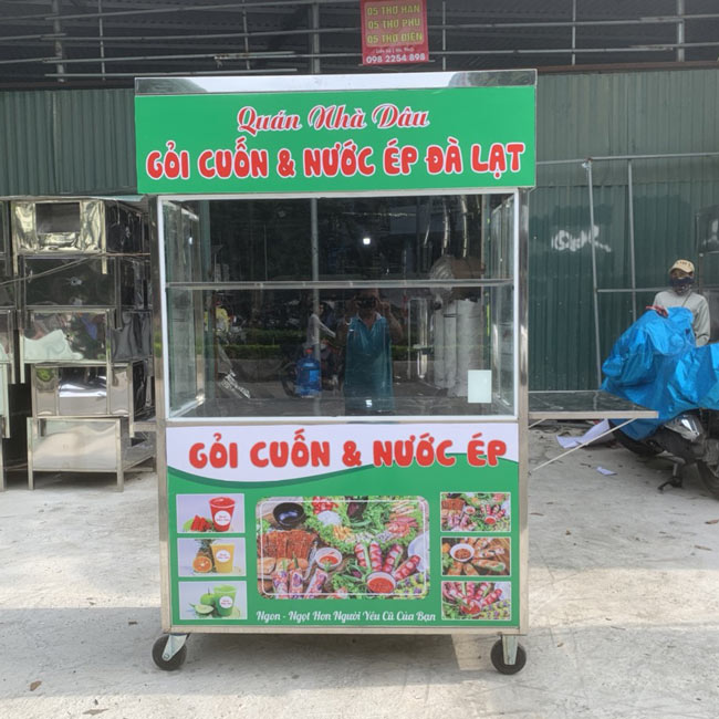 Xe bán nước ép trái cây