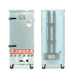 Tủ cơm 12 khay điện gas hấp từ 40kg Gạo/mẻ không điều khiển