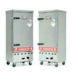 Tủ cơm 12 khay điện gas hấp từ 40kg Gạo/mẻ không điều khiển